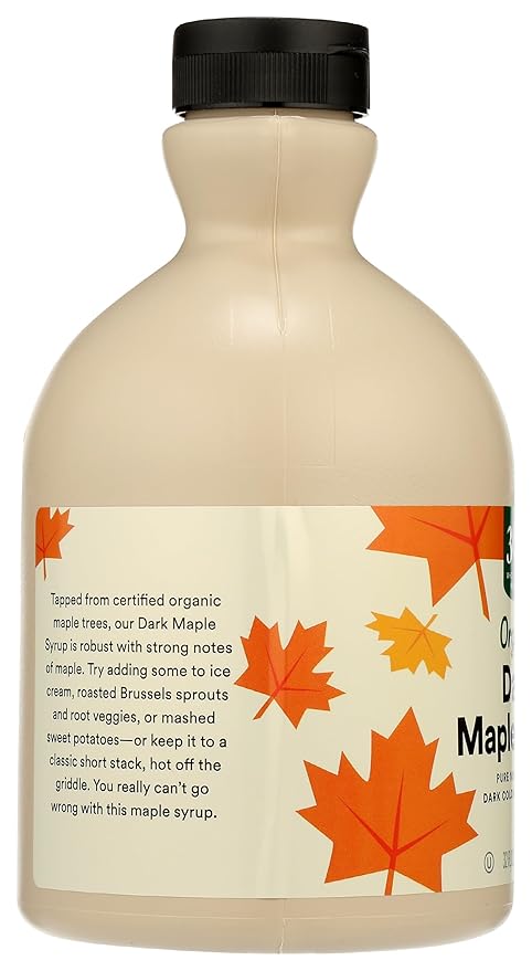 365 by Whole Foods Market, Organic Grade A Dark Maple Syrup, 32 Fl Oz