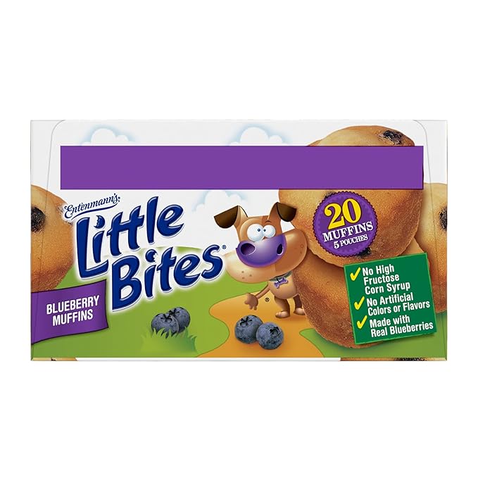 Entenmann's Little Bites Mini Muffins Variety Pack | 4 pack (20 pouches total)