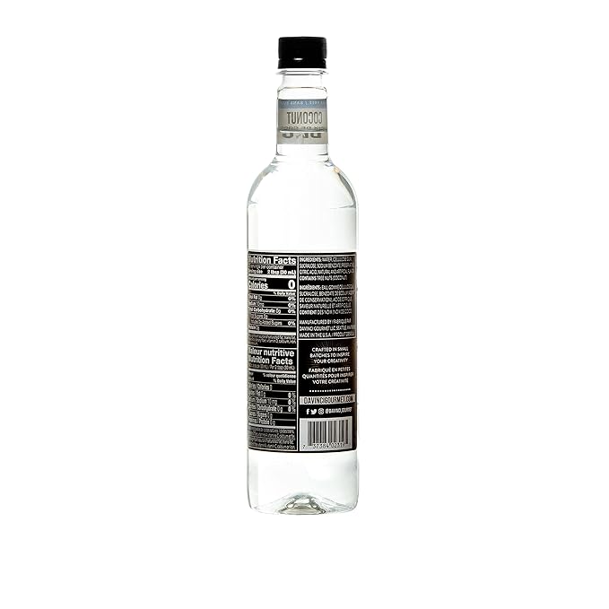 DaVinci Gourmet Sugar-Free Coconut Syrup, 25.4 Fluid Ounces (Pack of 4)