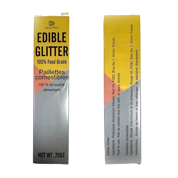 Edible Glitter Spray - 3/4oz Luster Dust Edible Food Grade Glitter Shimmer Dust Powder for Cocktails, Drinks, Cake Decorating - Metallic Food Coloring Powder for Wine, Candy, Cookie, Icing (Gold)