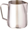 Rattleware 12 oz Macchiato Milk Frothing Pitcher Premium Stainless Steel Latte Art Pitcher with Drip Resistant Spout and Comfortable Handle for Home Cafe Barista Restaurant and Commercial Espresso Use