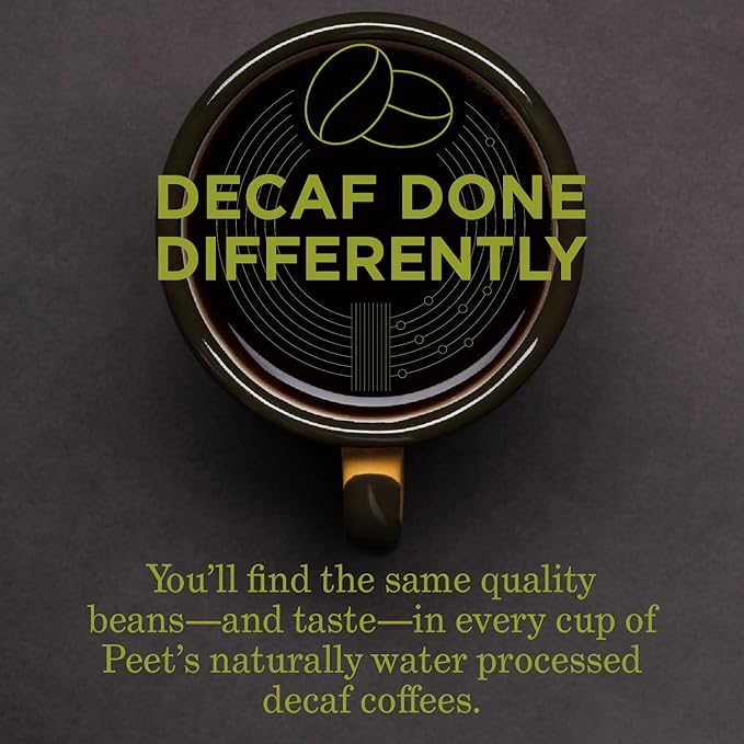 Peet's Coffee, Medium Roast Decaffeinated Coffee K-Cup Pods for Keurig Brewers - Decaf Especial 32 Count (1 Box of 32 K-Cup Pods)