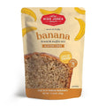 Miss Jones Baking Gluten Free Banana Bread & Muffin Mix - 50% Lower Sugar, Real Banana, Naturally Sweetened Desserts & Treats, 10.57 Ounce (Pack of 1)