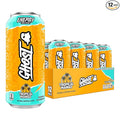 GHOST Energy Drink - 12-Pack, Tropical Mango, 16oz Cans - Energy & Focus & No Artificial Colors - 200mg of Natural Caffeine, L-Carnitine & Taurine - Gluten-Free & Vegan