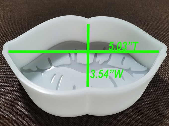 Pretty Lip Shape Car Freshie Molds, Lip Silicone Pendant Epoxy Resin Molds - for Aroma Beads - Candle Soap Clay Mold - DIY Handmade Freshies Mould Oven Safe【Large Size】