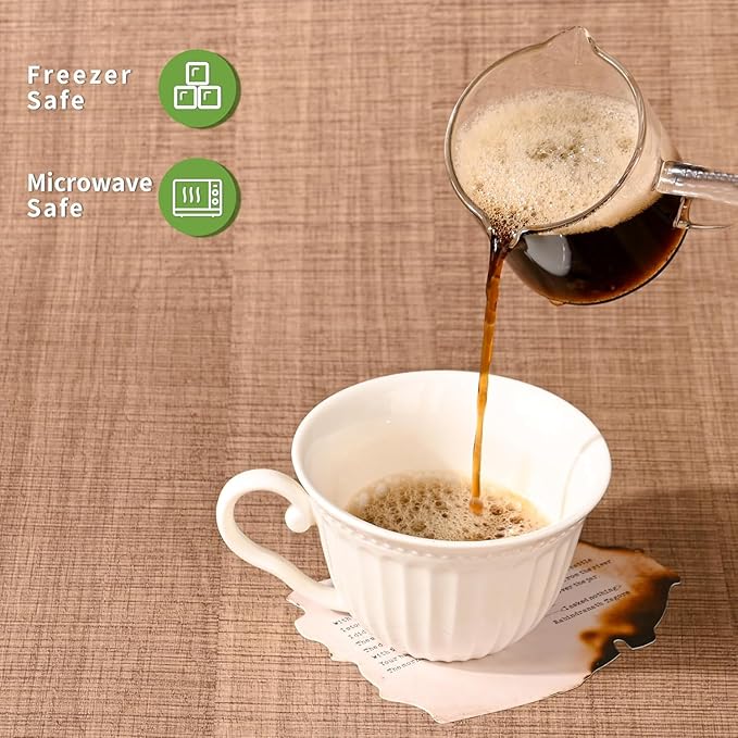 2PCS Espresso Shot Glasses Cup,75ML/2.5OZ Double Spouts Glass Coffe Cup with Handle (Clear)