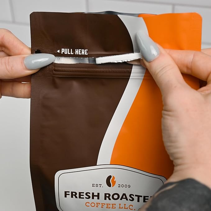 Fresh Roasted Coffee, Dark Costa Rican Tarrazu, 12 oz, Dark Roast, Kosher, Ground