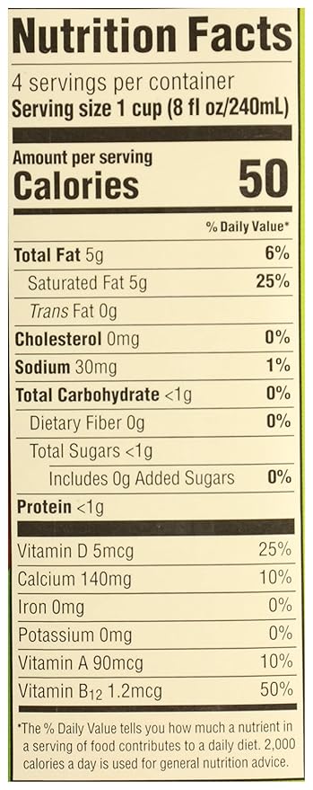 365 by Whole Foods Market, Organic Unsweet Original Coconut Milk, 32 Fl Oz (Pack of 6)