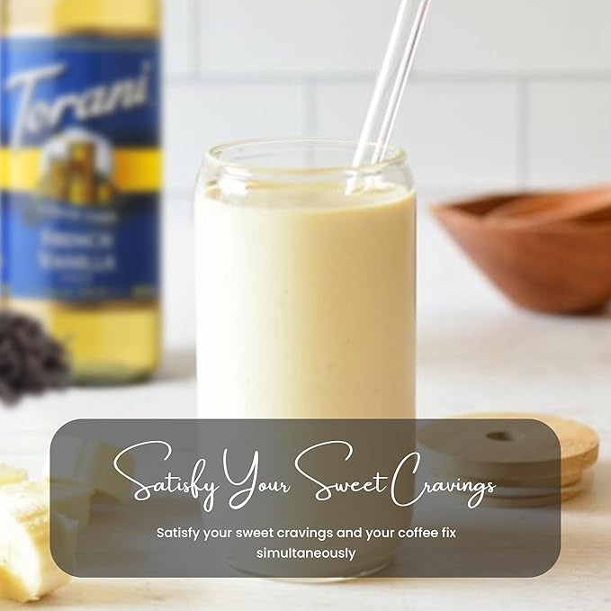 Jimoco® Syrup Pump Dispenser + Torani® Sugar Free French Vanilla Syrup, 25.4 oz - Coffee Syrup Pump & Flavoring Bundle