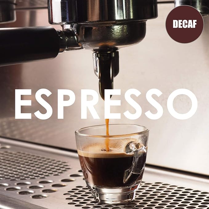 Volcanica Espresso Whole Beans Decaf Coffee, Dark Roast 100% Arabica, Espresso Roast, Bold Sweet Flavor, Swiss Water Process, Fresh Roasted, Kosher, Vegan, Gluten-Free, 5 lbs