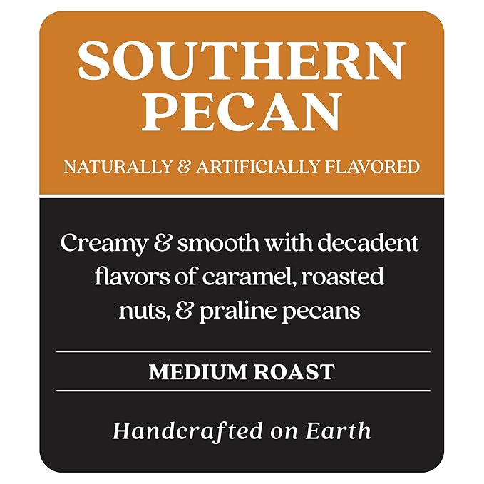 Copper Moon Medium Roast Whole Bean Coffee, Southern Pecan Blend, 2 Lb