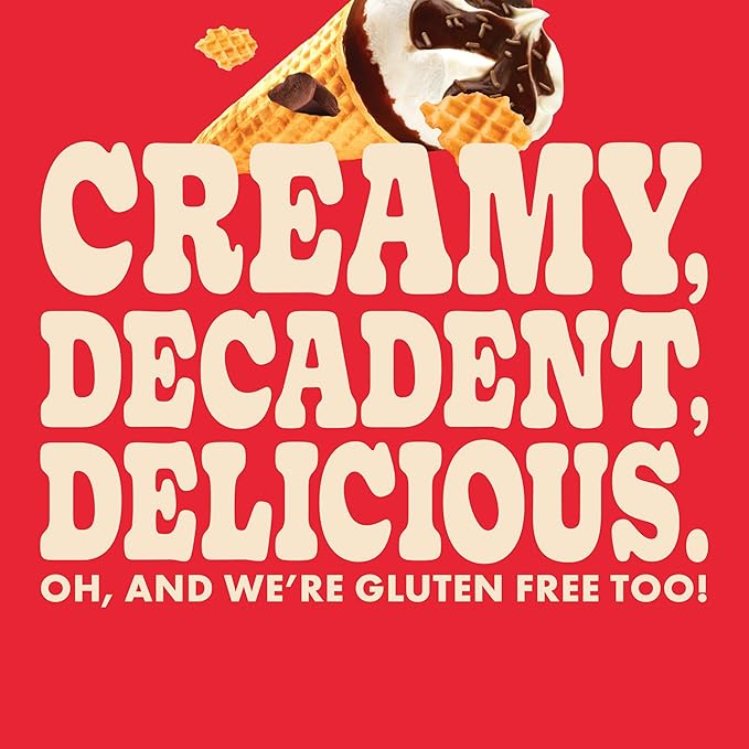 Pure Protein Bars, High Protein, Nutritious Snacks to Support Energy, Low Sugar, Gluten Free, Sundae Cone, 1.76oz, Pack of 4