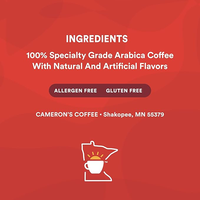 Cameron's Coffee Roasted Ground Coffee Bag, Flavored, Sea Salt Caramel, 32 Ounce