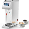Automatic Commercial Milk Frother 2000W, 5L Professional Stainless Steel Steam Electric Milk Frothers Machine, Six-gears Temperature Setting With LED Display For Tea Coffee Shop (110V-120V)
