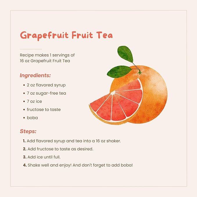 Bossen Concentrated Syrup_5.5 lb (Grapefruit)