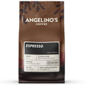 Angelino's Coffee Ground Espresso, 12oz - Dark Roast Espresso Ground Coffee with Notes of Dark Chocolate & Hint of Caramel, Small Batch Reserve, Premium Ground Espresso Blend