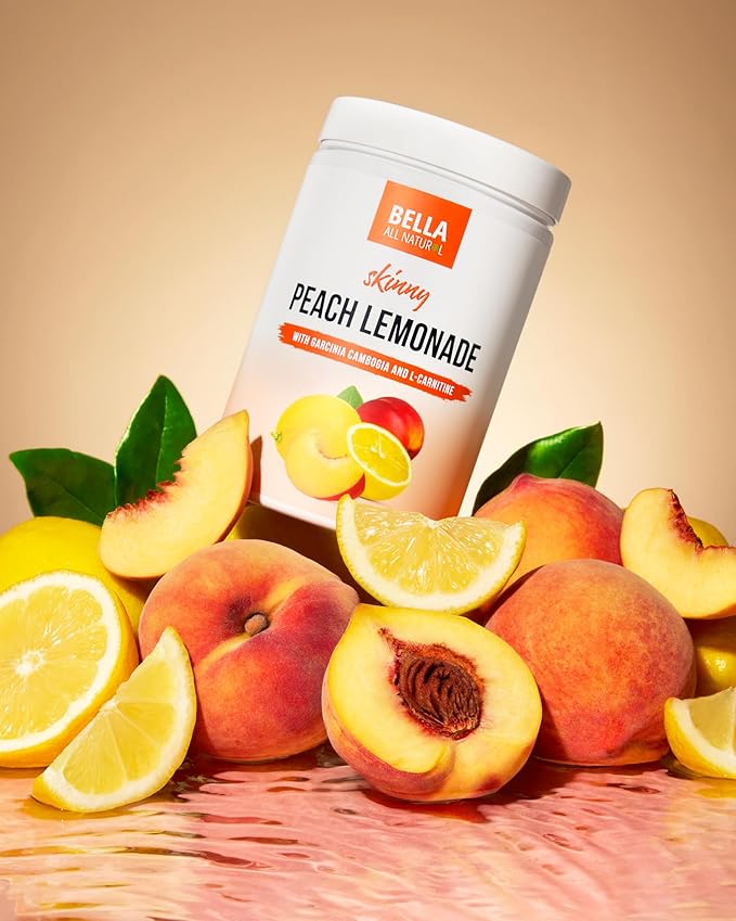 Bella All Natural Skinny Lemonade - Peach Flavor, 560g