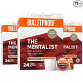 Bulletproof The Mentalist Medium-Dark Roast Single-Serve Pods, 72 Count, 100% Arabica Coffee, Clean Coffee Tested for Toxins, Packaging May Vary