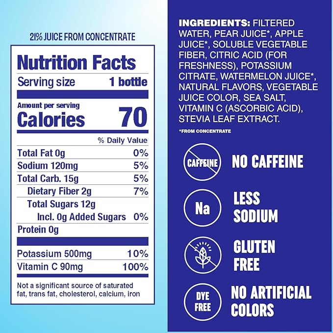 PLEZi Lemon Lime Hydration Drink x Stephen Curry - Sports Drinks with 2X Electrolytes - 500mg Potassium, Low Sugar, No Added Sugar - For Kids & Adults - 16.9 Fl Oz (12 Pack)