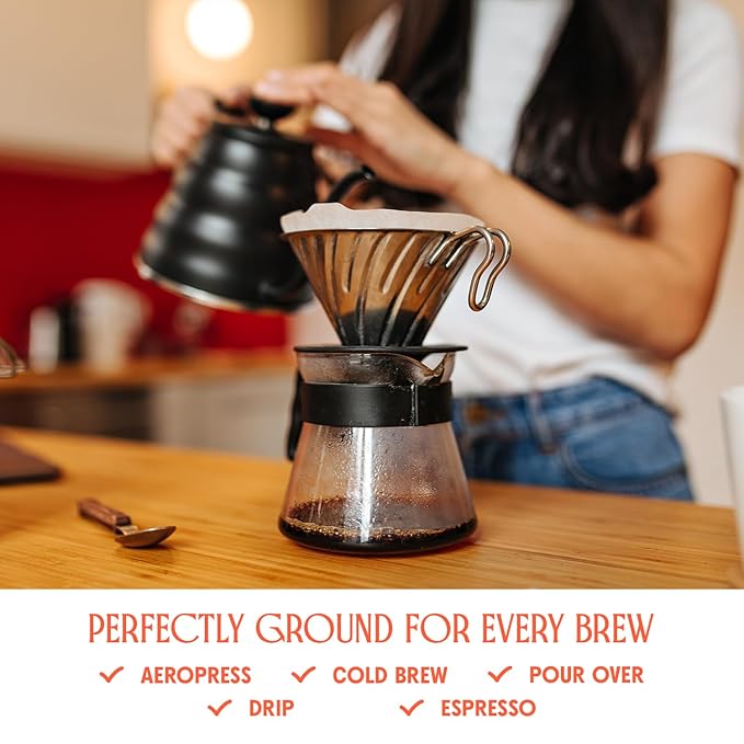 Peru Highlands Ground Coffee, Single Origin Ground Coffee Light Roast with Bright Citrus, Pear, and Honey Floral Finish, Specialty Coffee12 oz Bag, Perfect Andes Coffee Gift
