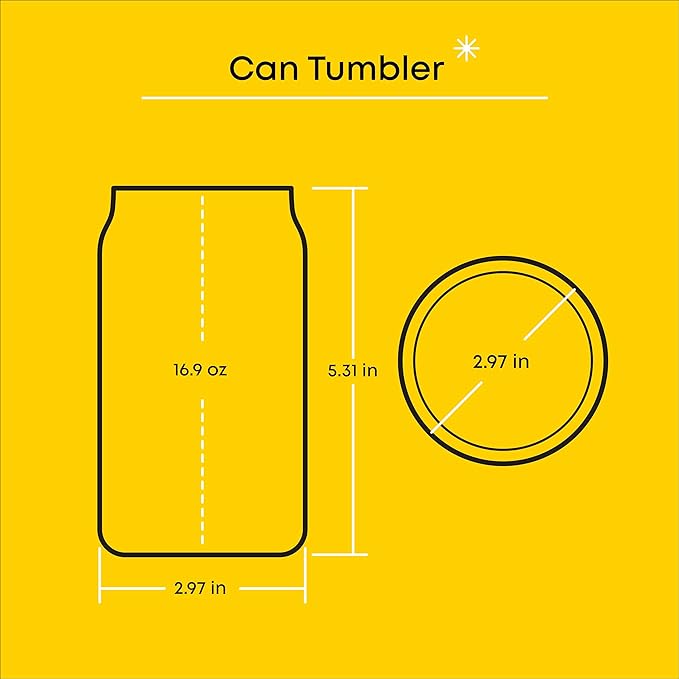 JoyJolt Star Wars Now Playing Collection Tumblers, 16.9oz Classic Can Shape Glass Tumbler Set of 4 w/Glass Straws