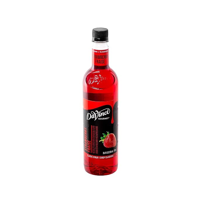 DaVinci Gourmet Classic Strawberry Syrup, 25.4 Fluid Ounces (Pack of 1)