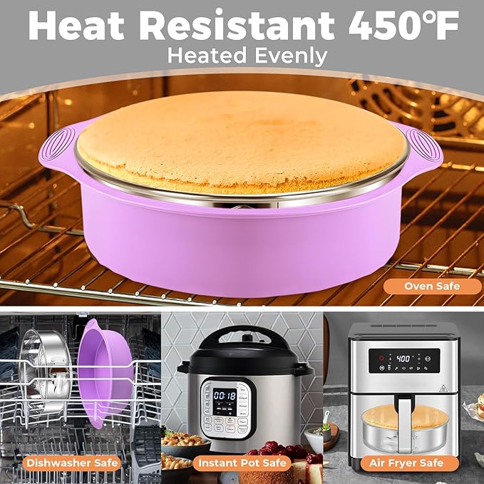 Stainless Steel Springform Pan 9 Inch Nonstick, Leakproof Cheesecake Pan with Pan Protector, Spring Form Pan for Cheesecake, 9 Inch Springform Cake Pan, Cheese Cake Pans for Baking & 50Pcs Parchment