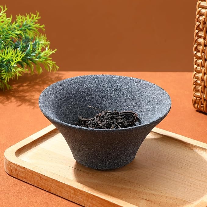 2Pcs Japanese Coffee Filters Ceramic Coffee Dripper Reusable Dripper Paperless Tea Strainer Light Grey, 4.52x4.52x2.36inch