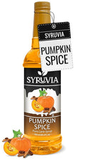Syruvia Pumpkin Spice Syrup for Coffee 25.4 Ounces Pumpkin Spice Flavored Coffee Syrup