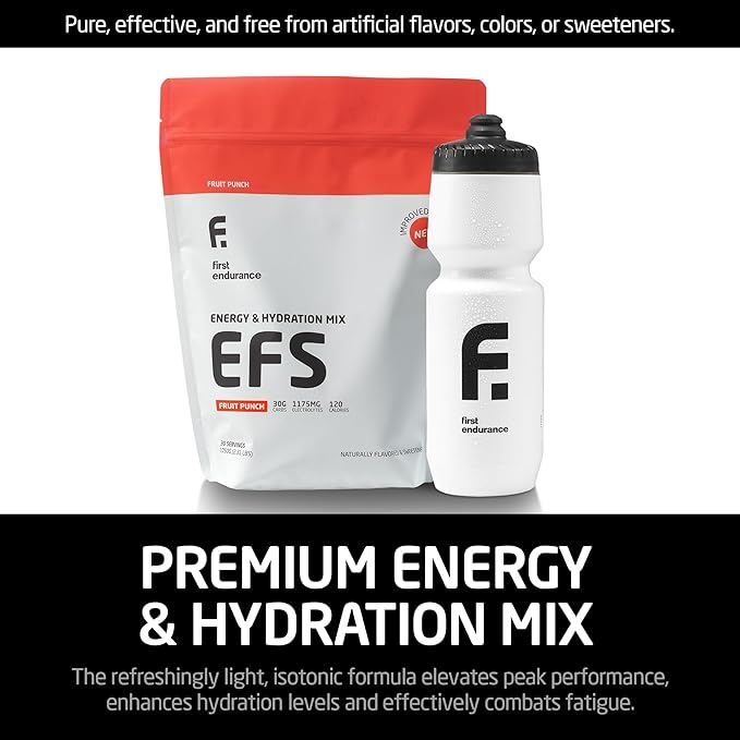 EFS Hydration & Endurance Drink Mix - Premium Carbohydrates for Energy & Performance, Electrolytes for Rapid Rehydration & Running, Cycling and Triathlon Nutrition | Isotonic Energy Fuel | Fruit Punch
