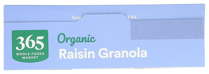 365 by Whole Foods Market, Organic Raisin Granola, 17 Ounce (Pack of 3)