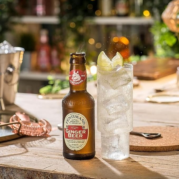Fentimans Sparkling Variety Pack (Rose Lemonade, Sparkling Lemonade, Ginger Beer) - Tonic Water, Craft Soda, Perfect Mixers, Natural Ingredients, Botanically Brewed - 4 of Each, 9.3 Fl Oz (Case of 12)