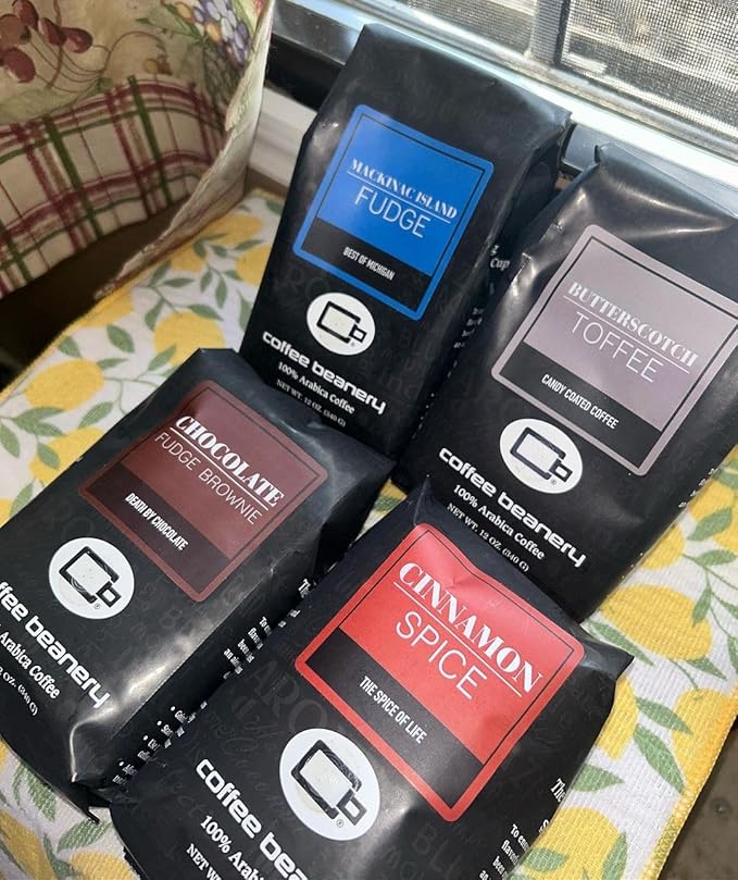 Cinnamon Spice Flavored Coffee, Specialty Arabica Coffee, Medium Roast, 12 ounce, Automatic Drip (Ground)