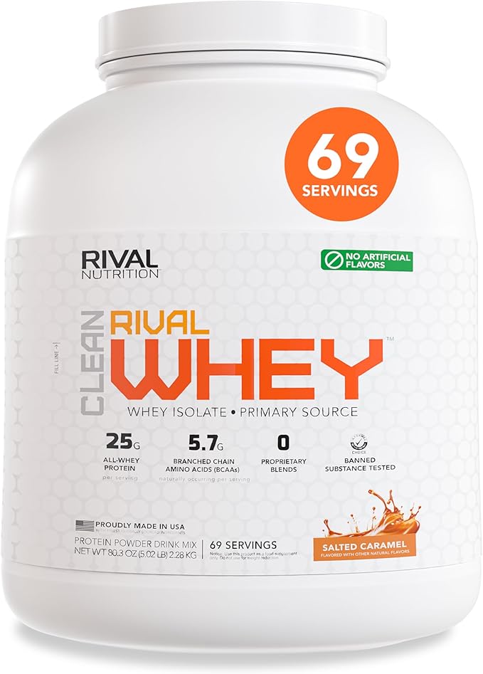 Naturally Flavored Rival Whey - Salted Caramel - 5lb
