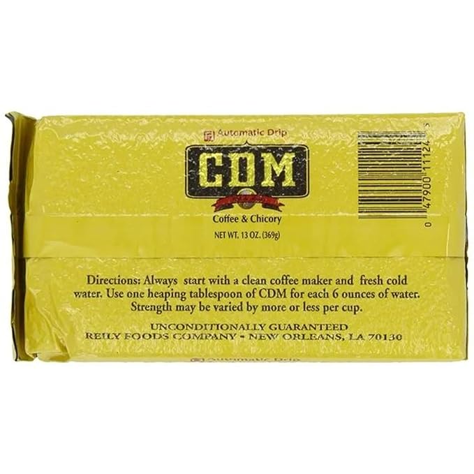 CDM Ground Coffee & Chicory Automatic Drip, 13oz Bag (Pack of 1)