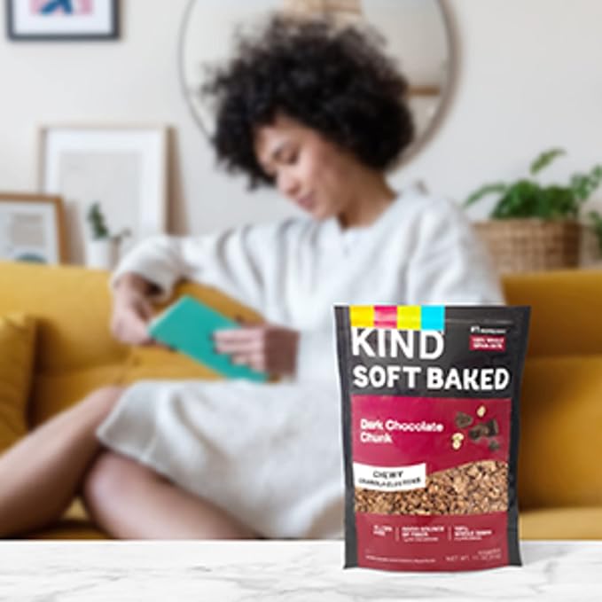 KIND Soft Baked Granola, Dark Chocolate Chunk, 11 oz bag (Pack of 2)