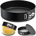 10 Inch Springform Pan with Removable Bottom, Non-stick Round Spring Form Cake Mold Cheesecake Pan For Baking