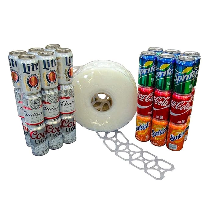 500ct 6-Pack Rings Universal Fit - Fits all 12oz Beer Soda Cans | Made in USA