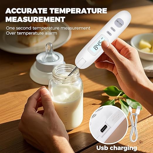 Meat Thermometer Digital - Instant Read Food Thermometer for Cooking Grilling Air Fryer Griddle Probe Kitchen Gadgets Essentials BBQ Grill Smoker Oil Fry Candy Turkey Instant Read Thermometer