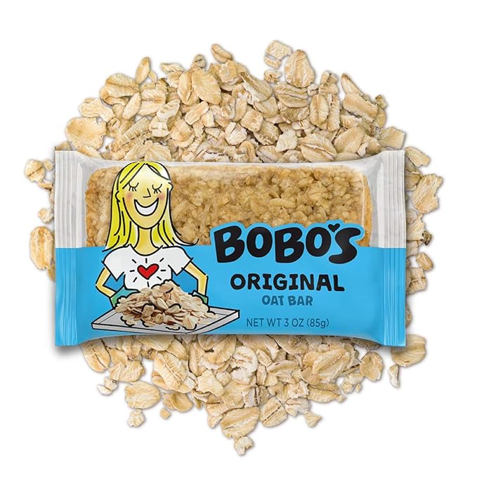 Bobo's Original Oat Bars, Gluten Free, Non-GMO, Whole Grain Oats, Pack of 12 | Snack Bars | On-the-Go | Made with Simple Ingredients