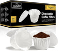 Pro Mael Disposable K Cup Coffee Filters with Lid, Coffee Filter Paper for Keurig Brewers Single Serve 1.0 and 2.0, Use with Resusable K Cup Pods, White (200 Count)