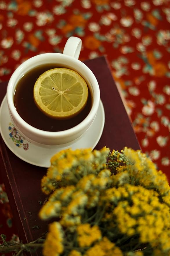 Mementa Inc Organic Wooden Tea Chest - 60 Tea Bags Individually Wrapped : Assorted Tea Variety Pack containing Black, Green, and Herbal caffeine-free teas : Tea Sampler Tea Set
