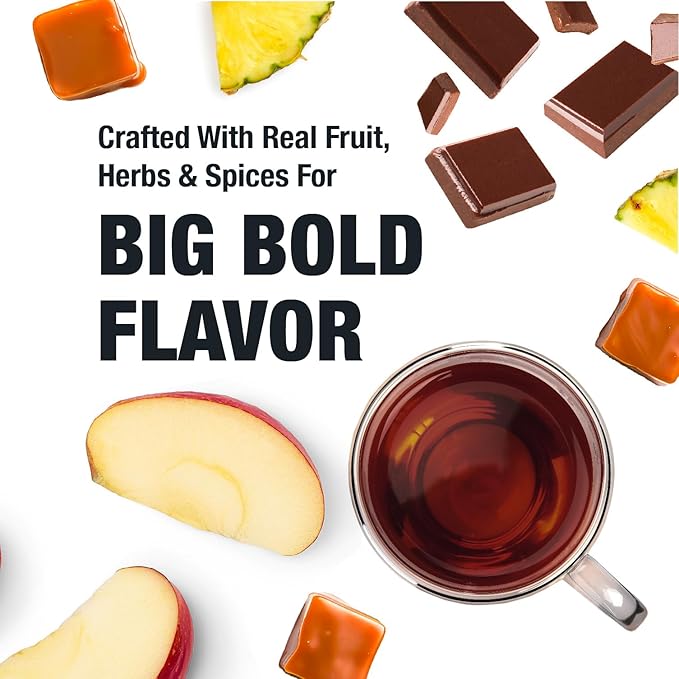 Tiesta Tea - Love & Warmth Loose Leaf Tea Gift Set, Loose Leaf, 6-Flavor Premium Variety Pack with Ball Strainer for Steeping, Brewing, and Enjoying, Valentines Day Assortment to Make Hot or Iced