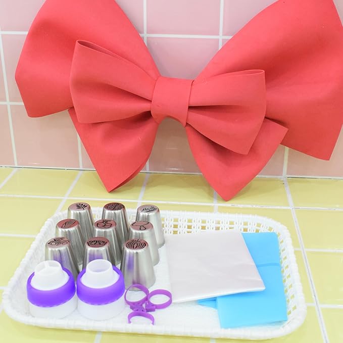 Thanksgiving Icing Piping Tips frosting kit Cake Decorating Tools disposable and Reusable Piping Bags Couplers Kit