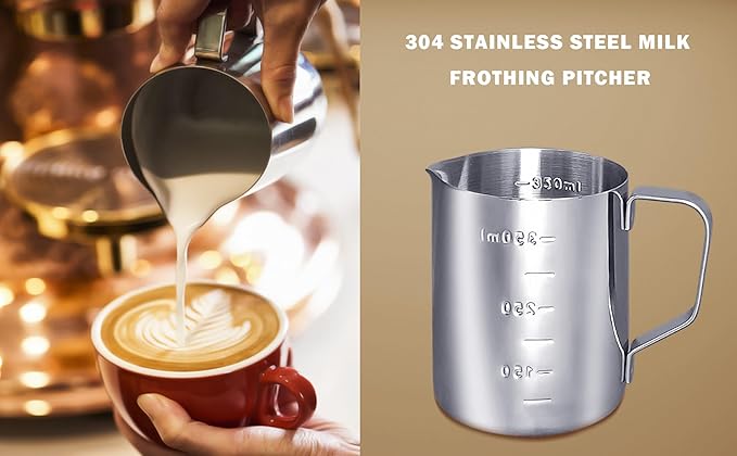 22 PCS 51mm Espresso Accessories Kit, 51mm Spring Loaded Calibrated Espresso Coffee Tamper Set with Tamper Mat, WDT Tool, Latte Art Kit, Frothing Pitcher and Towel for Coffee Making (51mm)