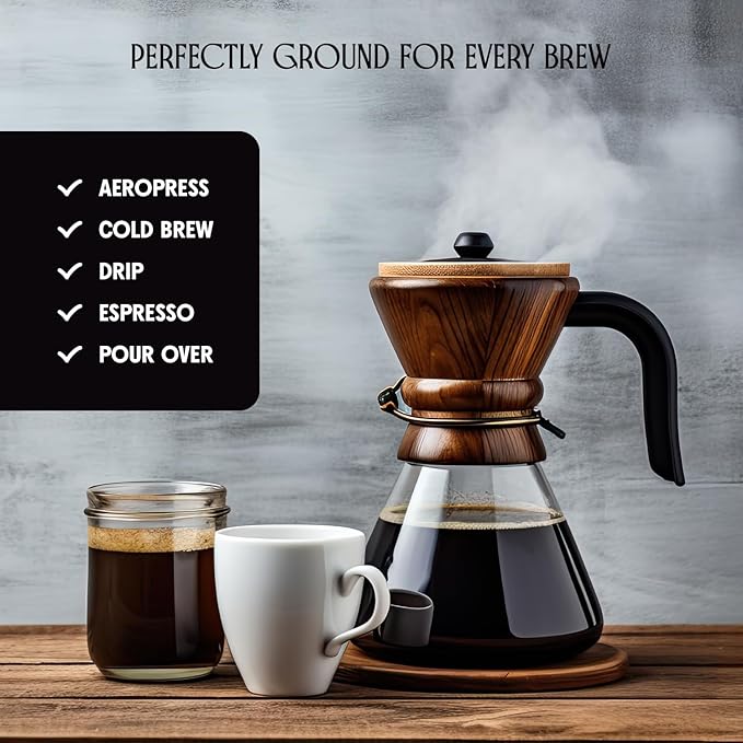 Ethiopia Yirgacheffe Coffee Beans, Medium-Light Roast Ethiopian Coffee Beans with Stone Fruit, Caramel & Toasted Pine Nuts, Flavored Single Origin 12oz Bag, Perfect Festive Gift
