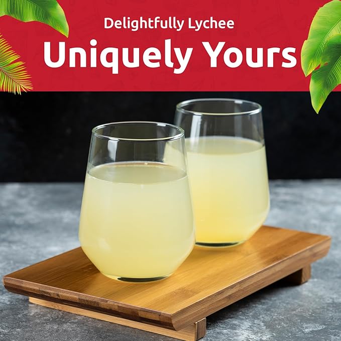 Fanale Premium Flavoring Concentrated Syrup for Bubble Tea 11 lb | Lychee Flavor Syrup | for Boba Tea, Smoothies, Slushes, Desserts | 11lb | Pack of 4 | SRP050