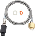 Upgrade Soda Machine Co2 Adapter Hose with High Pressure 60in Stainless Steel Hose,CGA320 to TR21-4 Carbonated Water Soda Maker Co2 Fill Kit Compatible with OneTouch/Jet/Aqua Fizz Soda Maker