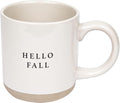 Sweet Water Decor Hello Fall Stoneware Coffee Mug | Novelty Coffee Mugs | Microwave & Dishwasher Safe | 14oz Fall Coffee Mug | Coffee Mugs for Fall and Autumn