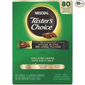 Nescafe Instant Coffee Packets, Decaf, Taster's Choice Light Roast, 1.7 g Singles (Pack of 80)
